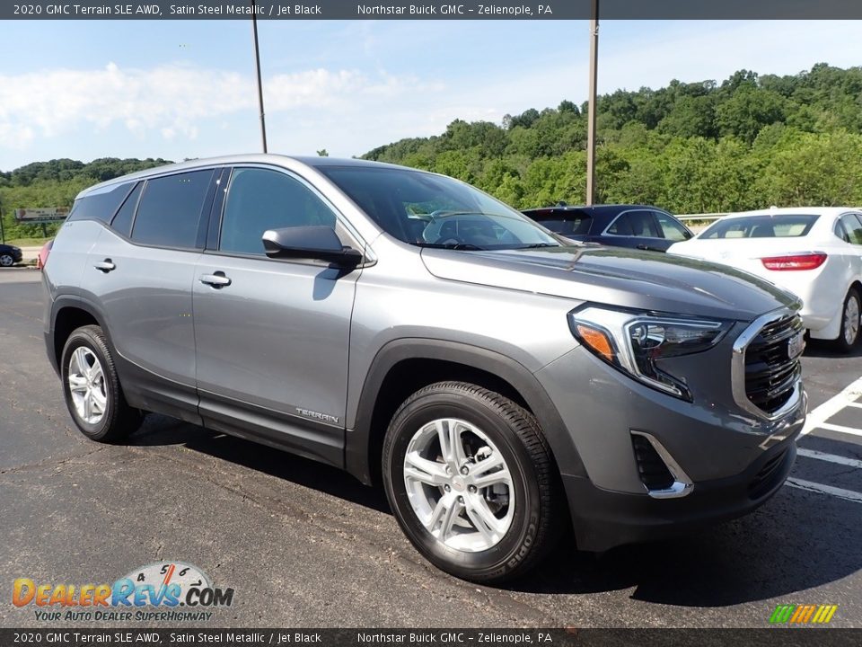 2020 GMC Terrain SLE AWD Satin Steel Metallic / Jet Black Photo #4