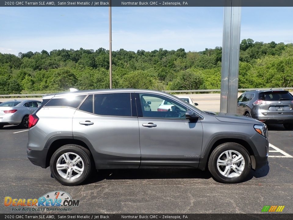 2020 GMC Terrain SLE AWD Satin Steel Metallic / Jet Black Photo #5
