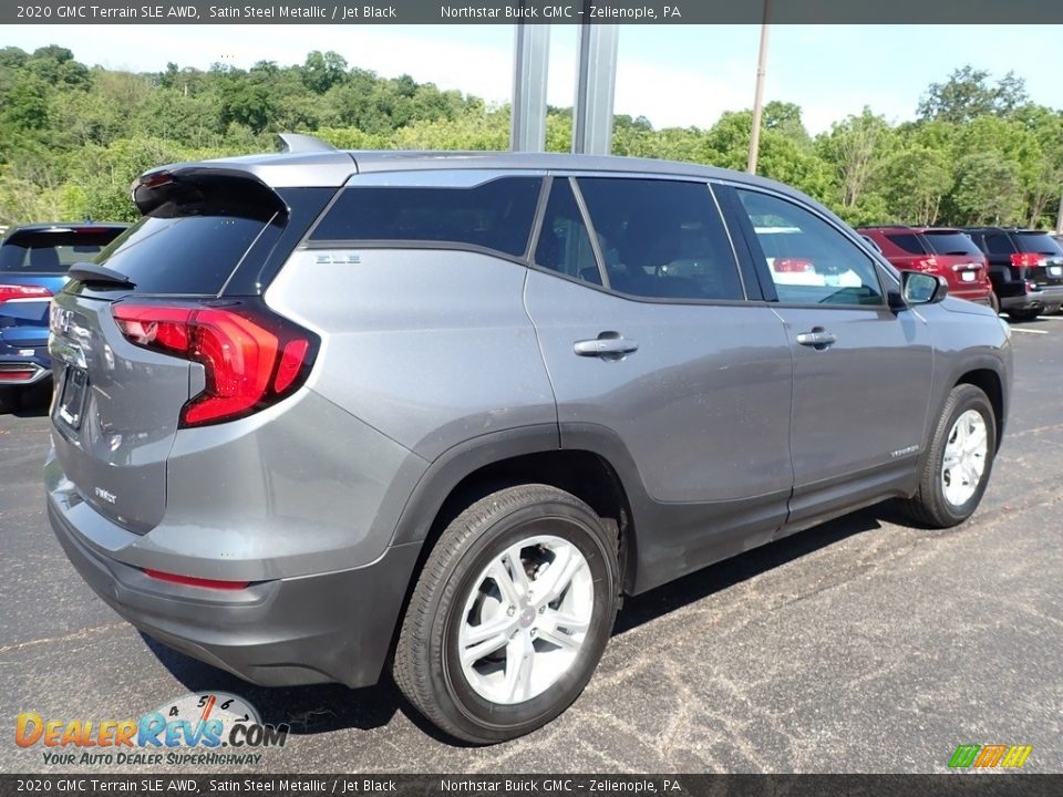 2020 GMC Terrain SLE AWD Satin Steel Metallic / Jet Black Photo #9