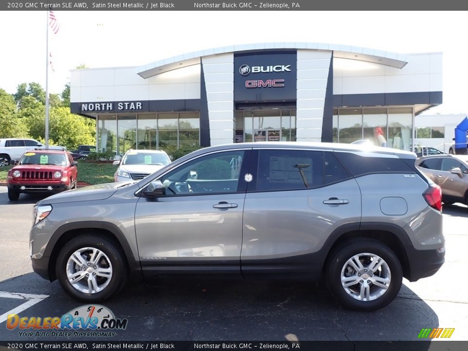 2020 GMC Terrain SLE AWD Satin Steel Metallic / Jet Black Photo #13