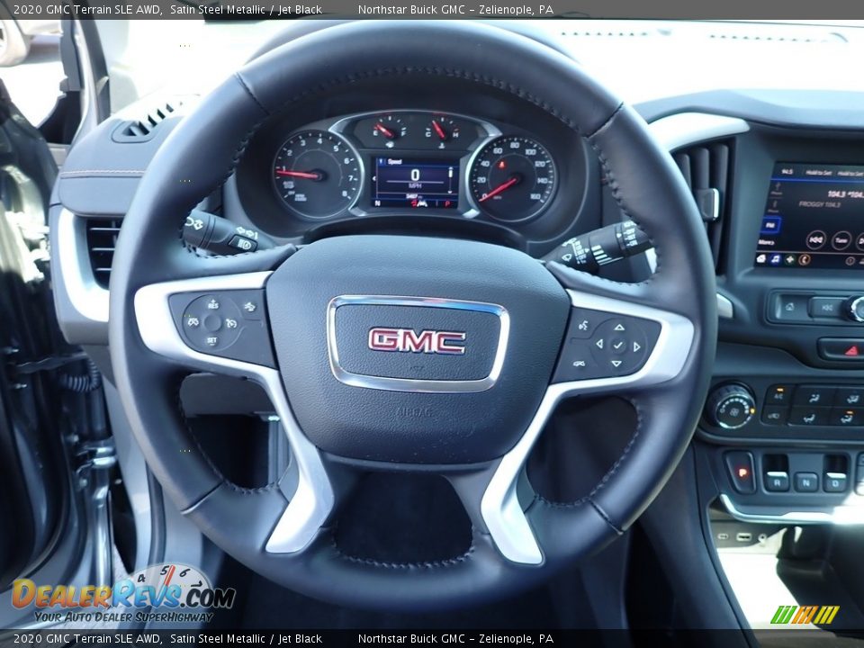 2020 GMC Terrain SLE AWD Satin Steel Metallic / Jet Black Photo #22