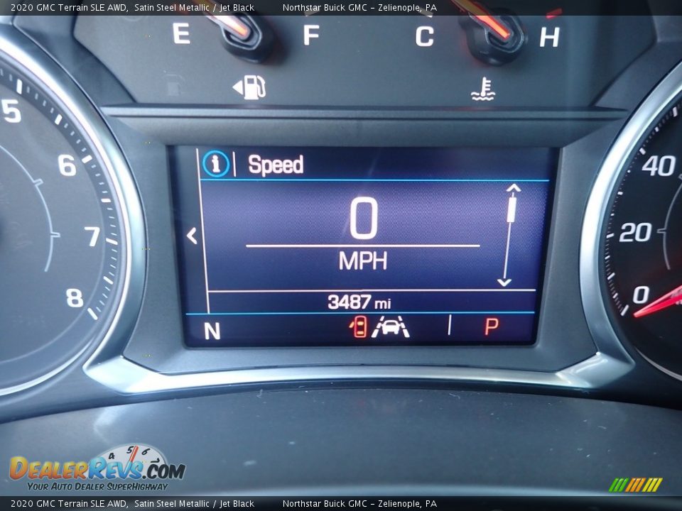 2020 GMC Terrain SLE AWD Satin Steel Metallic / Jet Black Photo #30