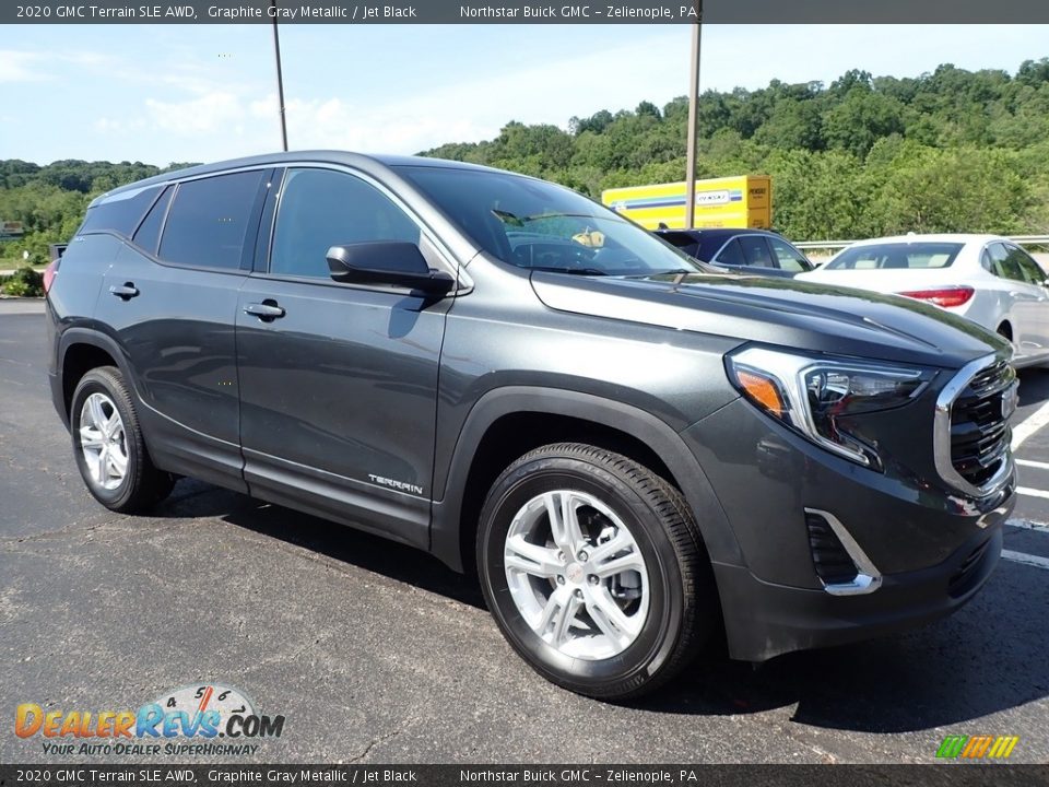 2020 GMC Terrain SLE AWD Graphite Gray Metallic / Jet Black Photo #4