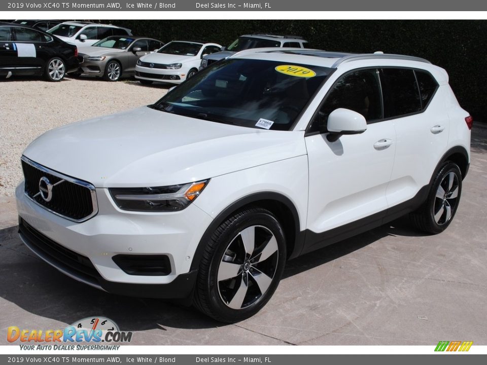 Front 3/4 View of 2019 Volvo XC40 T5 Momentum AWD Photo #4