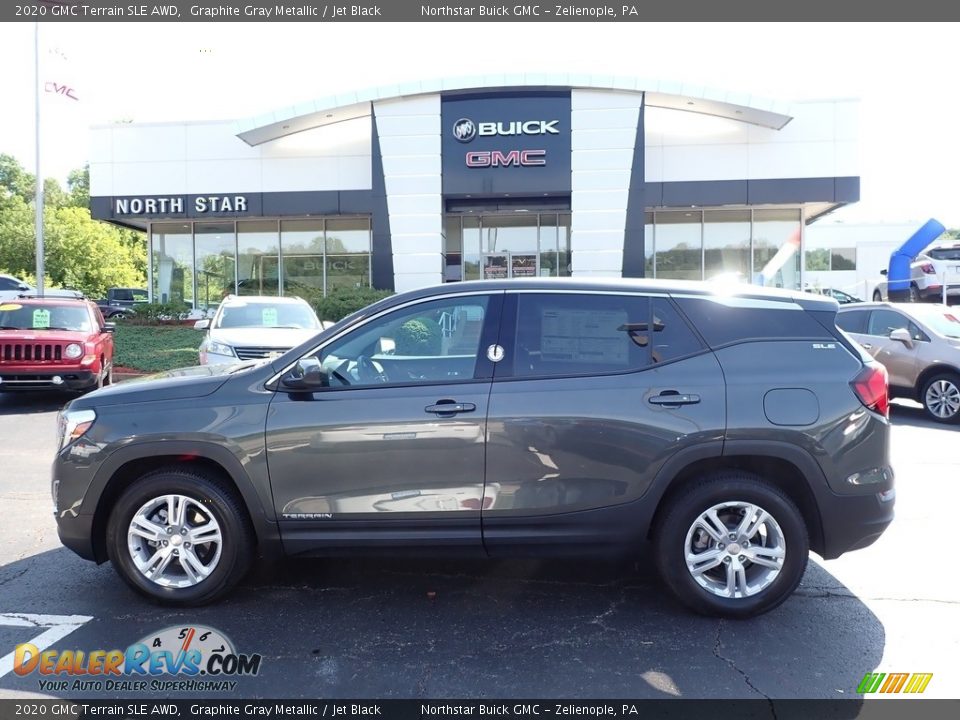 2020 GMC Terrain SLE AWD Graphite Gray Metallic / Jet Black Photo #13