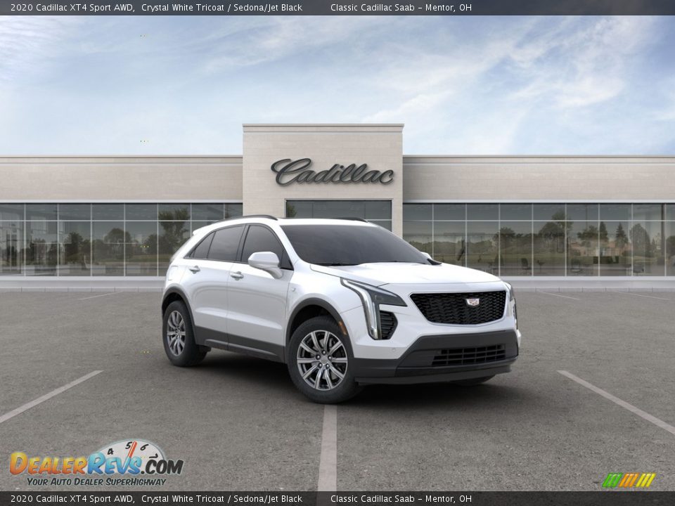2020 Cadillac XT4 Sport AWD Crystal White Tricoat / Sedona/Jet Black Photo #1