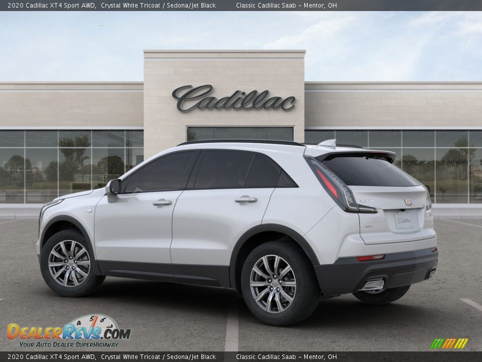 2020 Cadillac XT4 Sport AWD Crystal White Tricoat / Sedona/Jet Black Photo #3