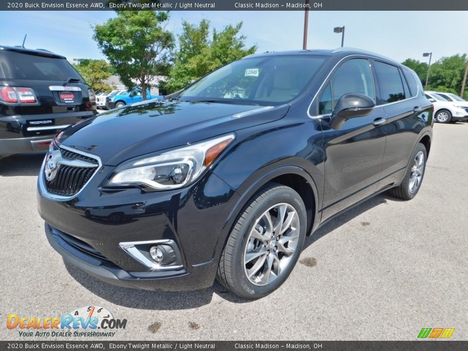 2020 Buick Envision Essence AWD Ebony Twilight Metallic / Light Neutral Photo #5