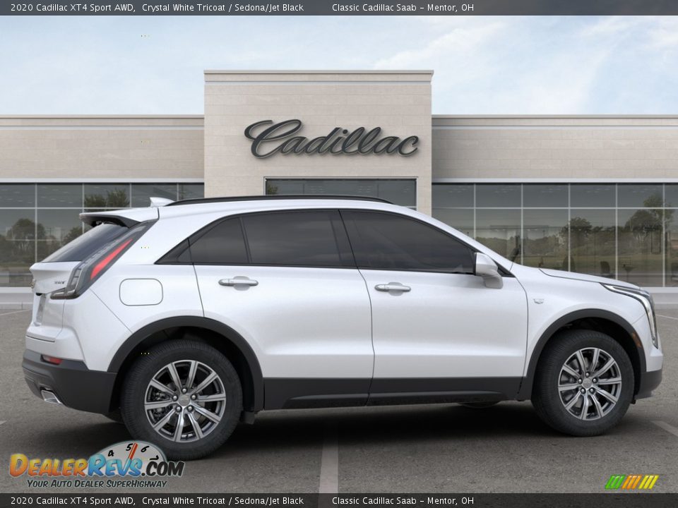 2020 Cadillac XT4 Sport AWD Crystal White Tricoat / Sedona/Jet Black Photo #5