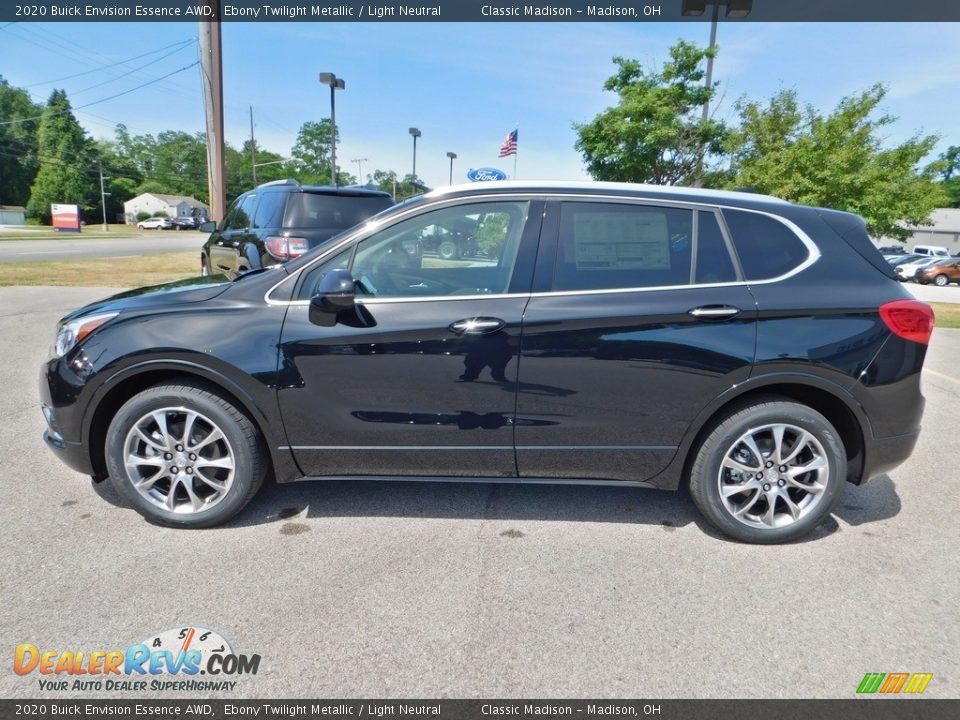 2020 Buick Envision Essence AWD Ebony Twilight Metallic / Light Neutral Photo #6
