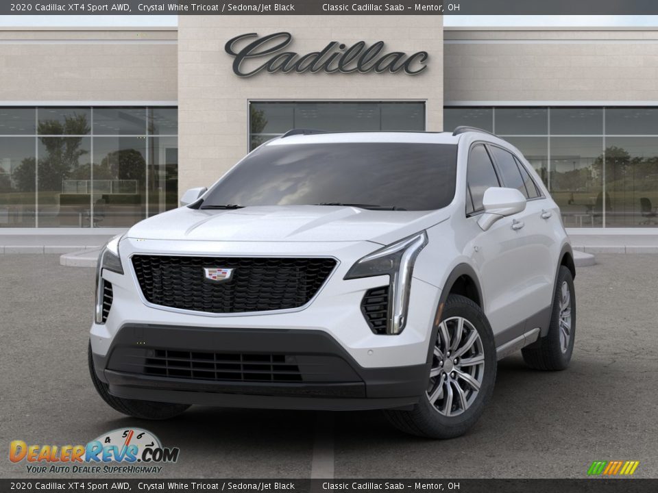 2020 Cadillac XT4 Sport AWD Crystal White Tricoat / Sedona/Jet Black Photo #6