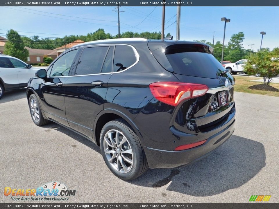 2020 Buick Envision Essence AWD Ebony Twilight Metallic / Light Neutral Photo #7