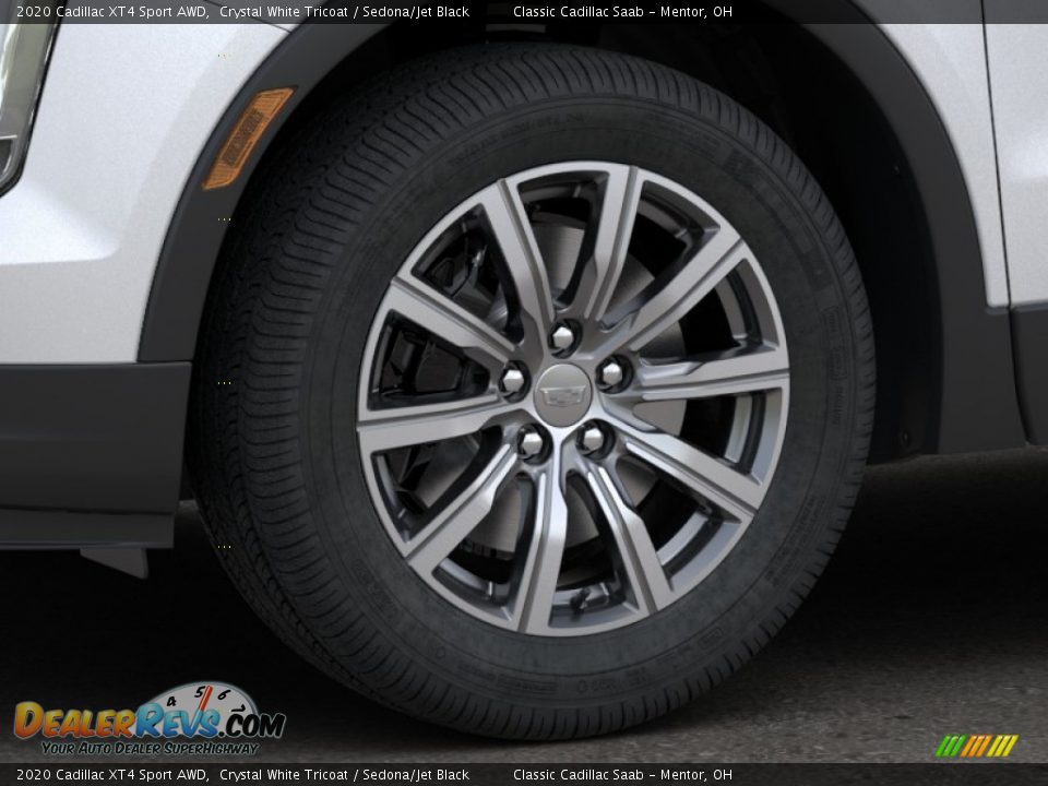 2020 Cadillac XT4 Sport AWD Crystal White Tricoat / Sedona/Jet Black Photo #7