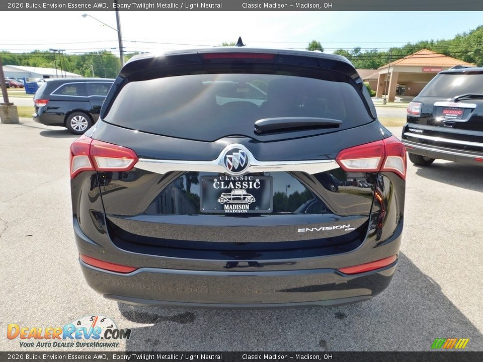 2020 Buick Envision Essence AWD Ebony Twilight Metallic / Light Neutral Photo #8
