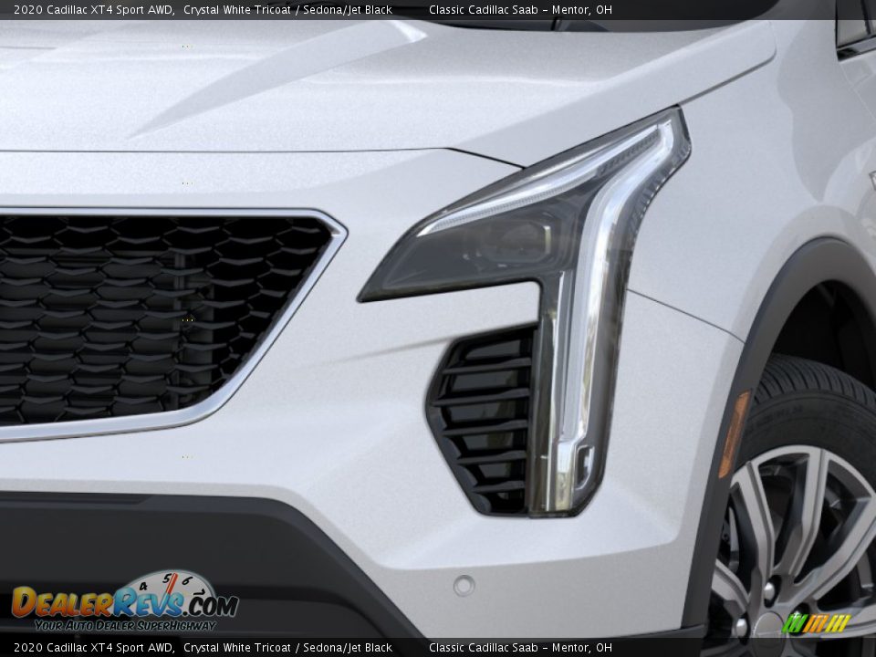 2020 Cadillac XT4 Sport AWD Crystal White Tricoat / Sedona/Jet Black Photo #8