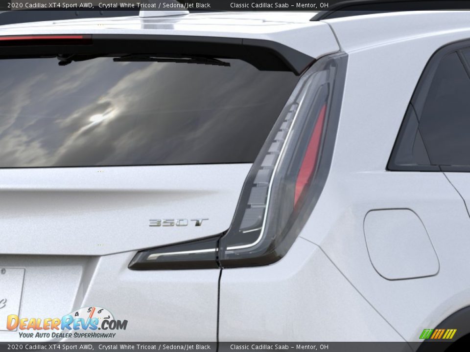 2020 Cadillac XT4 Sport AWD Crystal White Tricoat / Sedona/Jet Black Photo #9