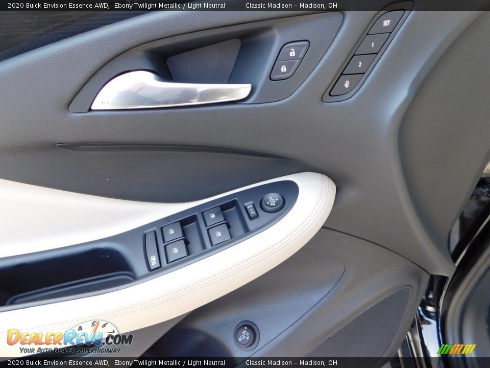 2020 Buick Envision Essence AWD Ebony Twilight Metallic / Light Neutral Photo #11