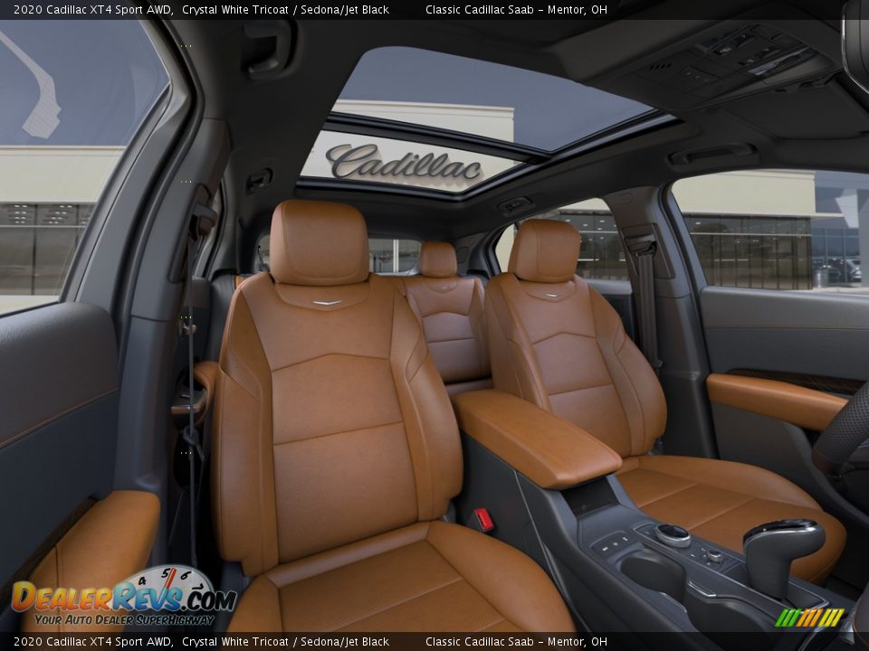 2020 Cadillac XT4 Sport AWD Crystal White Tricoat / Sedona/Jet Black Photo #11
