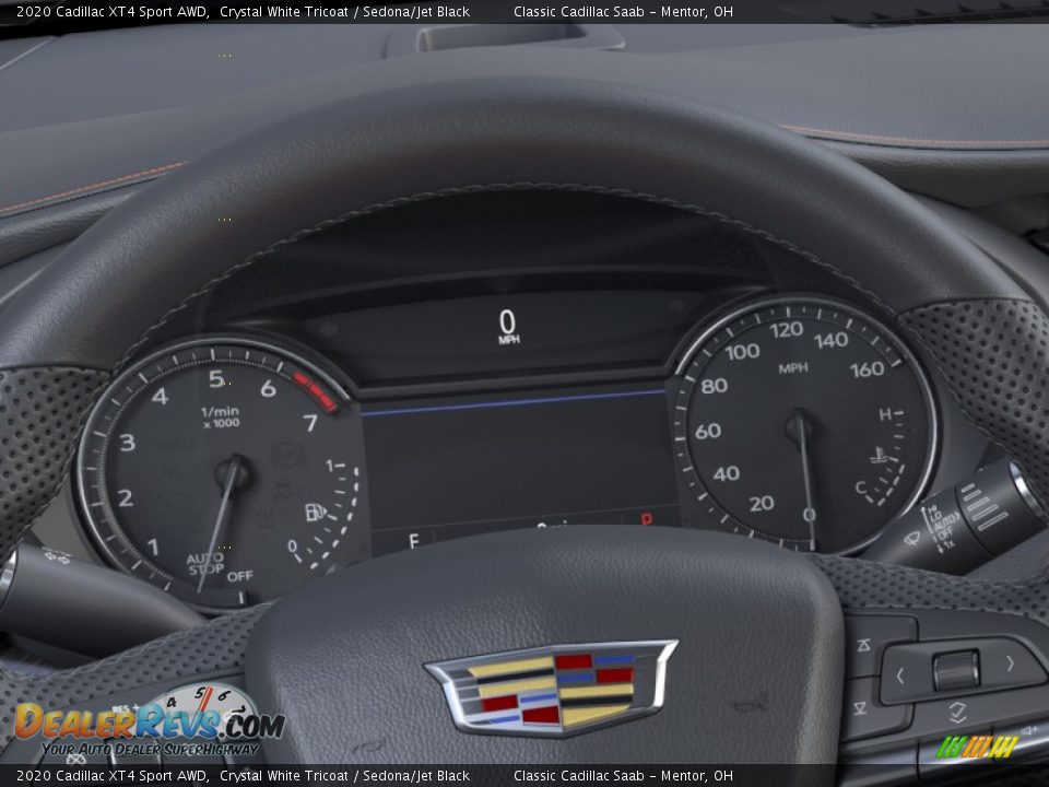 2020 Cadillac XT4 Sport AWD Crystal White Tricoat / Sedona/Jet Black Photo #12
