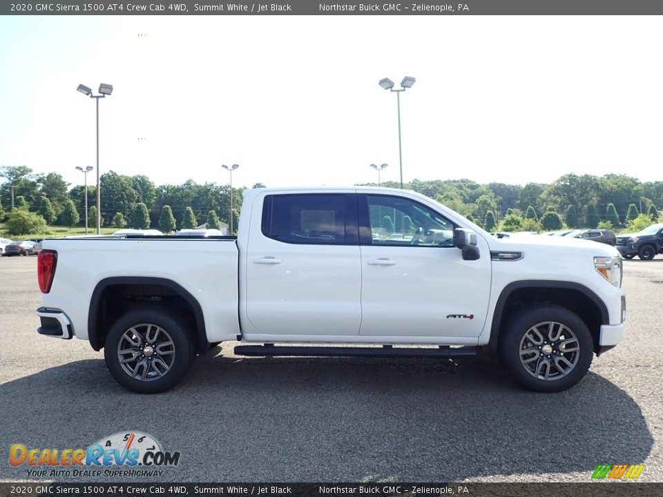 2020 GMC Sierra 1500 AT4 Crew Cab 4WD Summit White / Jet Black Photo #4