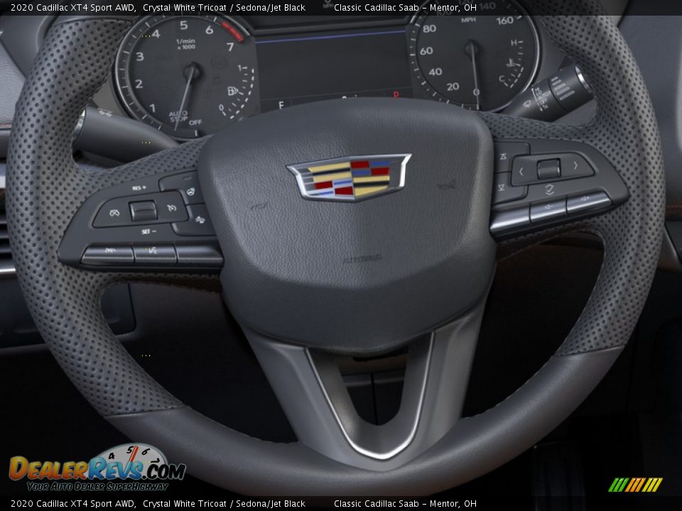 2020 Cadillac XT4 Sport AWD Crystal White Tricoat / Sedona/Jet Black Photo #13