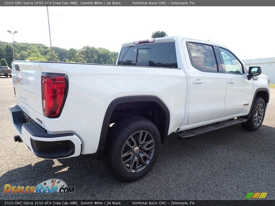 2020 GMC Sierra 1500 AT4 Crew Cab 4WD Summit White / Jet Black Photo #5
