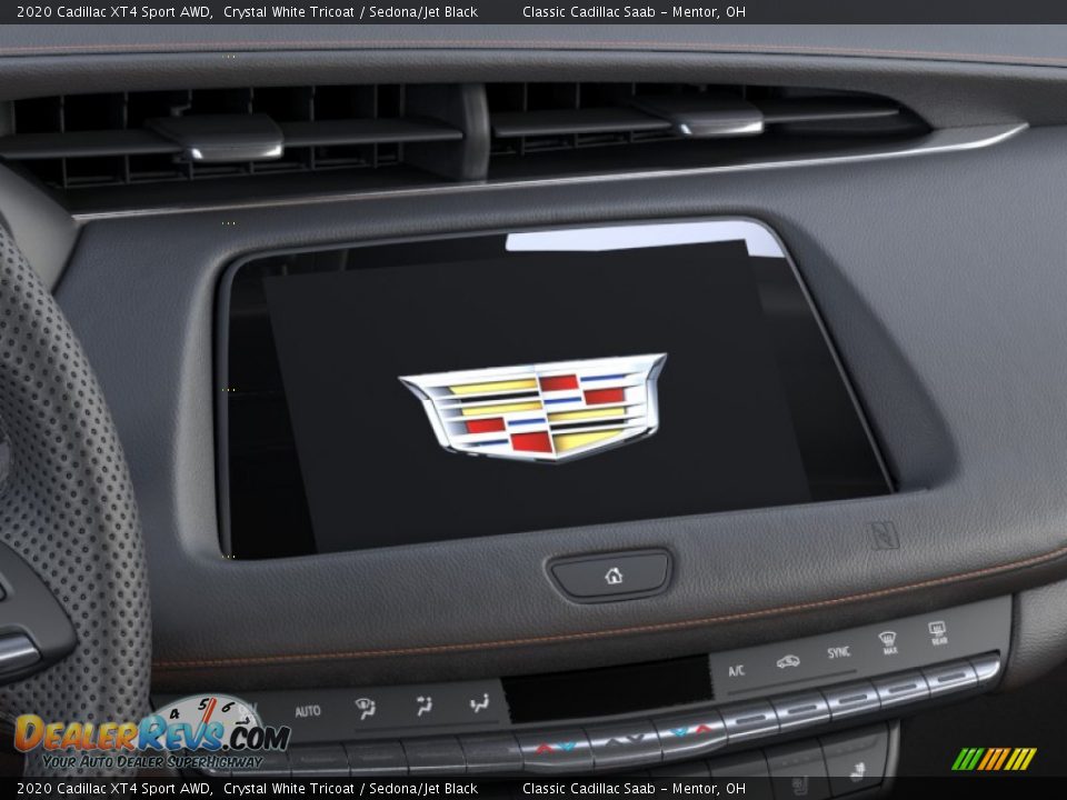2020 Cadillac XT4 Sport AWD Crystal White Tricoat / Sedona/Jet Black Photo #14