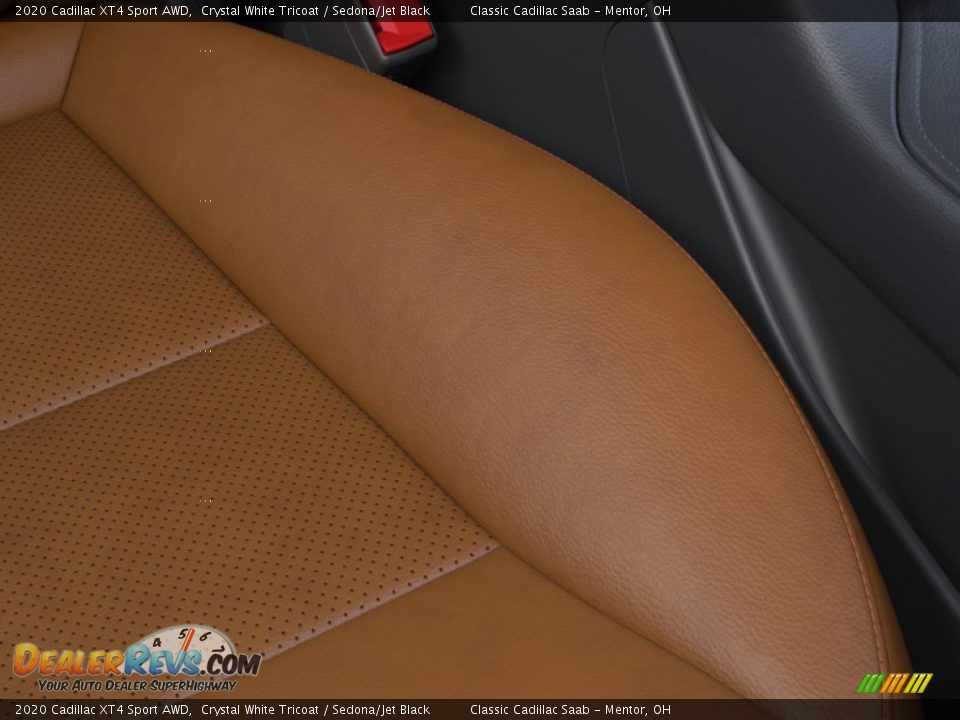 2020 Cadillac XT4 Sport AWD Crystal White Tricoat / Sedona/Jet Black Photo #15