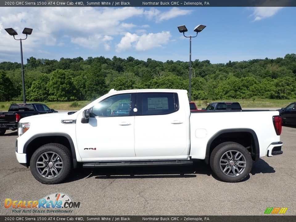 Summit White 2020 GMC Sierra 1500 AT4 Crew Cab 4WD Photo #8