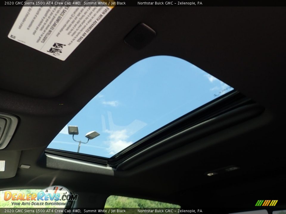 2020 GMC Sierra 1500 AT4 Crew Cab 4WD Summit White / Jet Black Photo #12