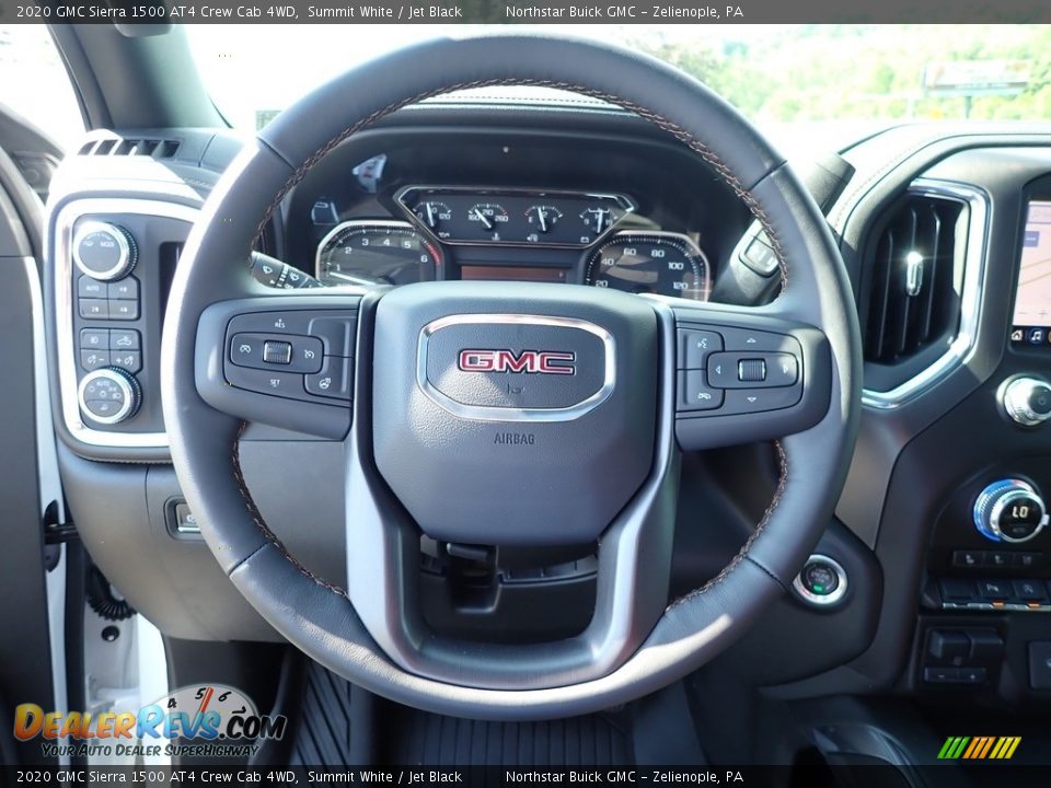 2020 GMC Sierra 1500 AT4 Crew Cab 4WD Summit White / Jet Black Photo #17