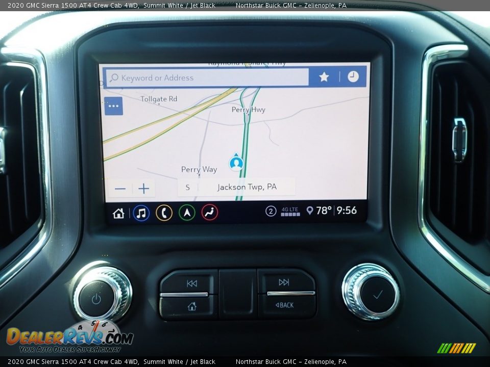 Navigation of 2020 GMC Sierra 1500 AT4 Crew Cab 4WD Photo #19