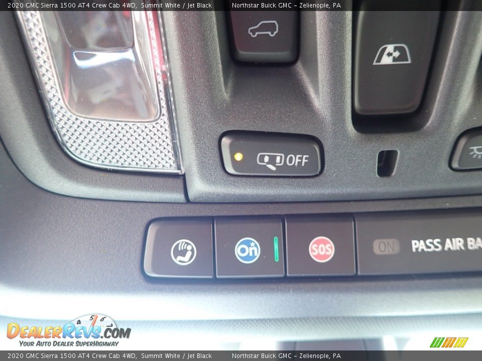 2020 GMC Sierra 1500 AT4 Crew Cab 4WD Summit White / Jet Black Photo #20