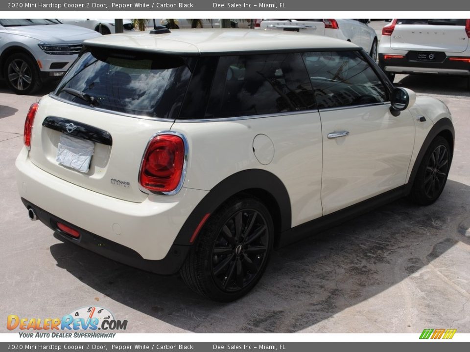 2020 Mini Hardtop Cooper 2 Door Pepper White / Carbon Black Photo #9