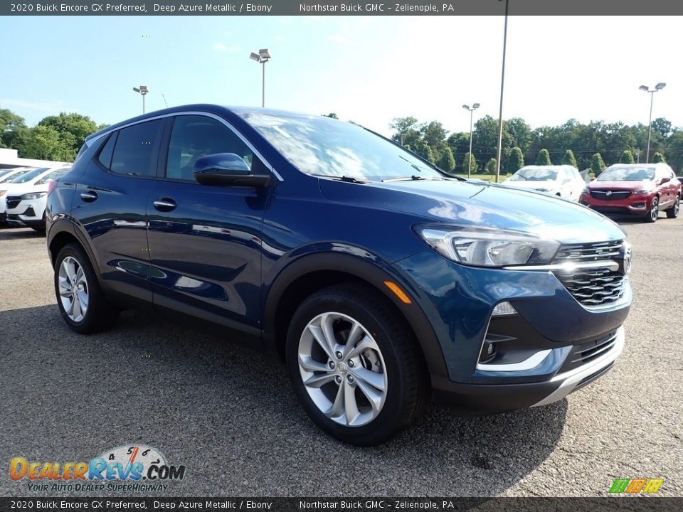 2020 Buick Encore GX Preferred Deep Azure Metallic / Ebony Photo #3