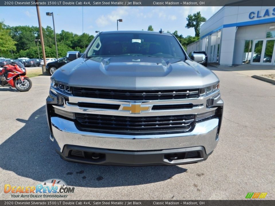 2020 Chevrolet Silverado 1500 LT Double Cab 4x4 Satin Steel Metallic / Jet Black Photo #4