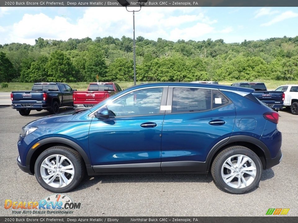 2020 Buick Encore GX Preferred Deep Azure Metallic / Ebony Photo #9