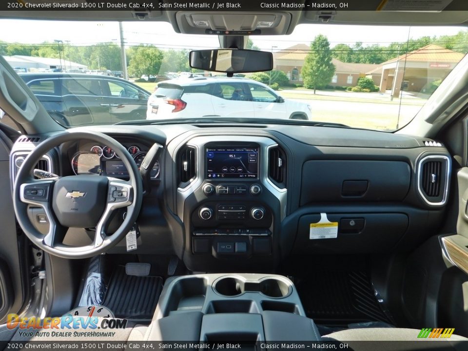 2020 Chevrolet Silverado 1500 LT Double Cab 4x4 Satin Steel Metallic / Jet Black Photo #14