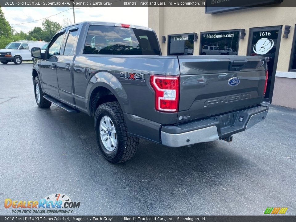 2018 Ford F150 XLT SuperCab 4x4 Magnetic / Earth Gray Photo #3