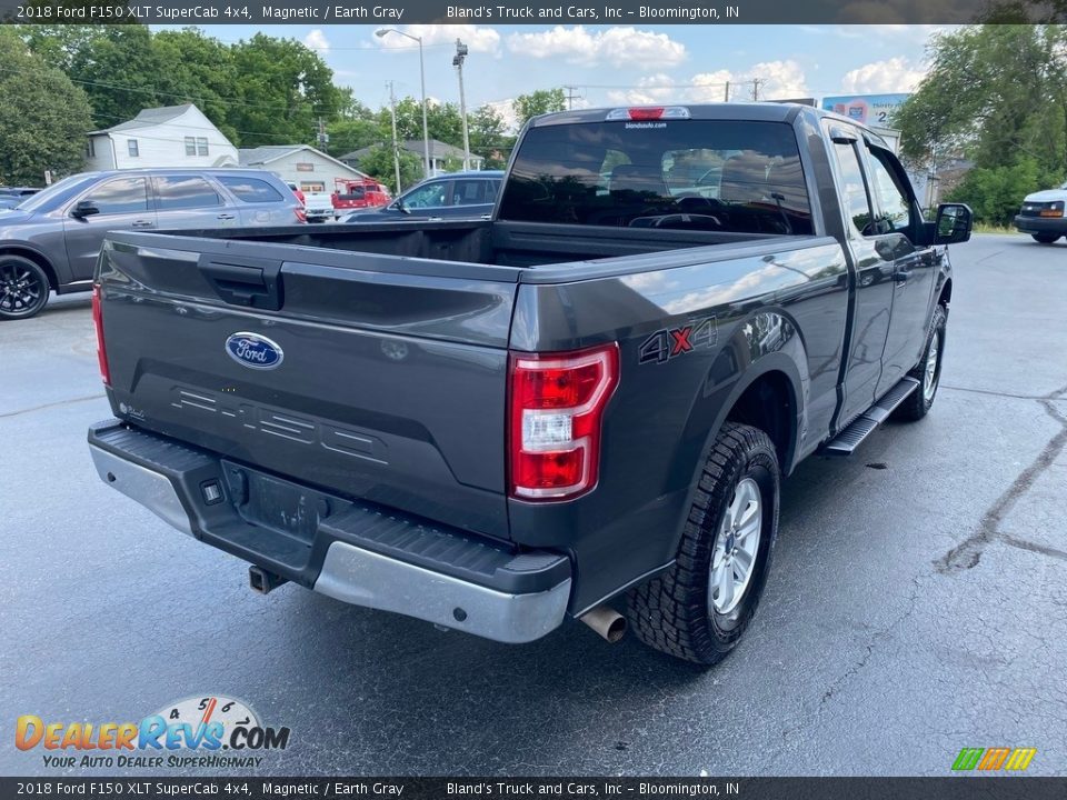 2018 Ford F150 XLT SuperCab 4x4 Magnetic / Earth Gray Photo #4