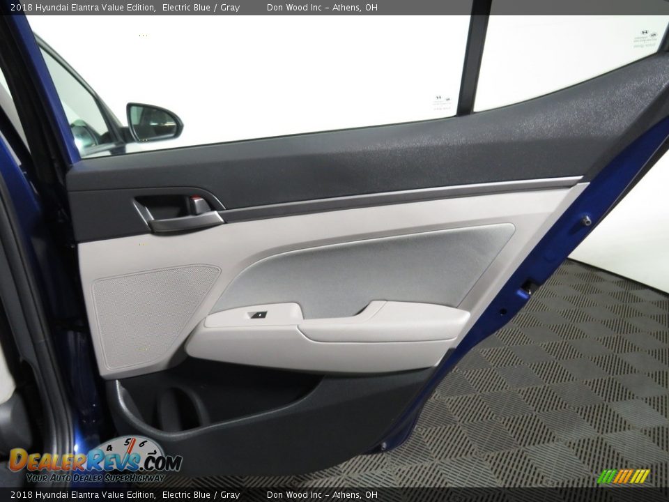 2018 Hyundai Elantra Value Edition Electric Blue / Gray Photo #22