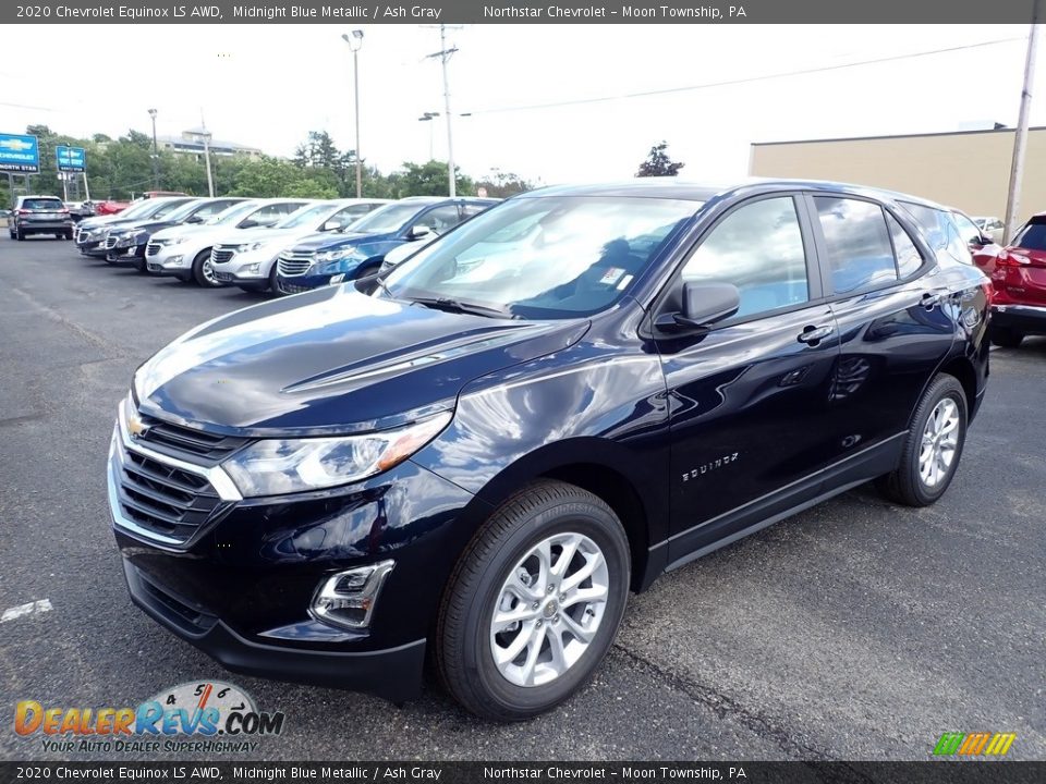 2020 Chevrolet Equinox LS AWD Midnight Blue Metallic / Ash Gray Photo #1