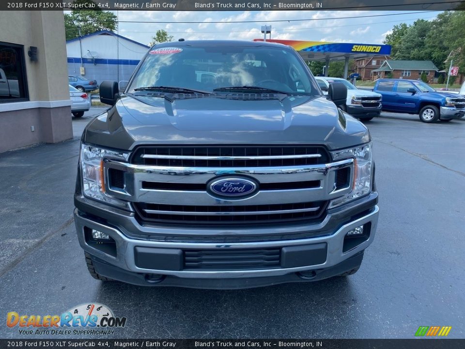 2018 Ford F150 XLT SuperCab 4x4 Magnetic / Earth Gray Photo #6