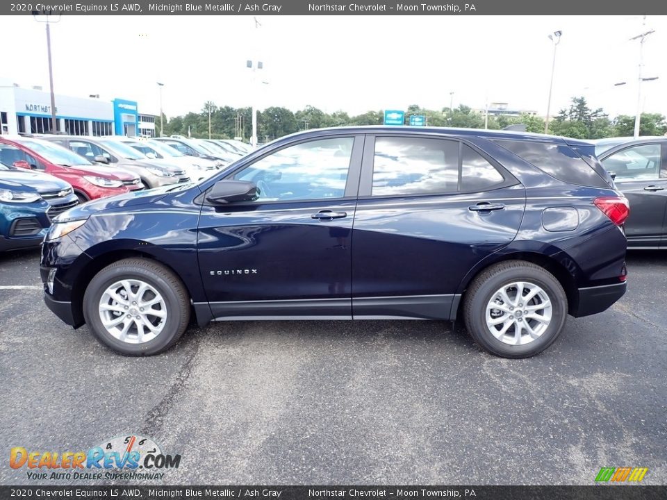 2020 Chevrolet Equinox LS AWD Midnight Blue Metallic / Ash Gray Photo #2