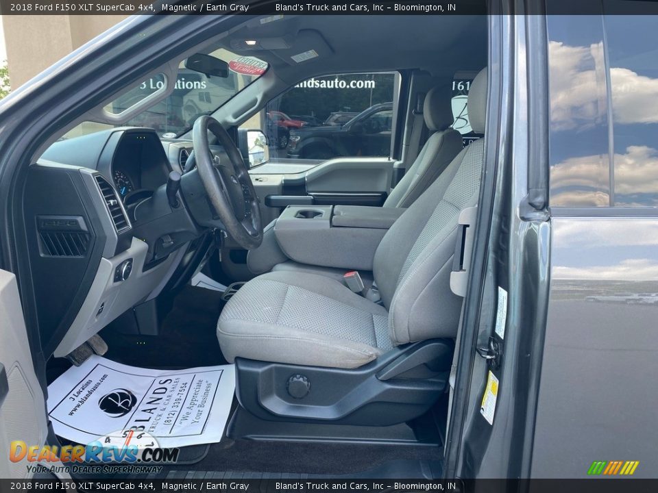 2018 Ford F150 XLT SuperCab 4x4 Magnetic / Earth Gray Photo #7