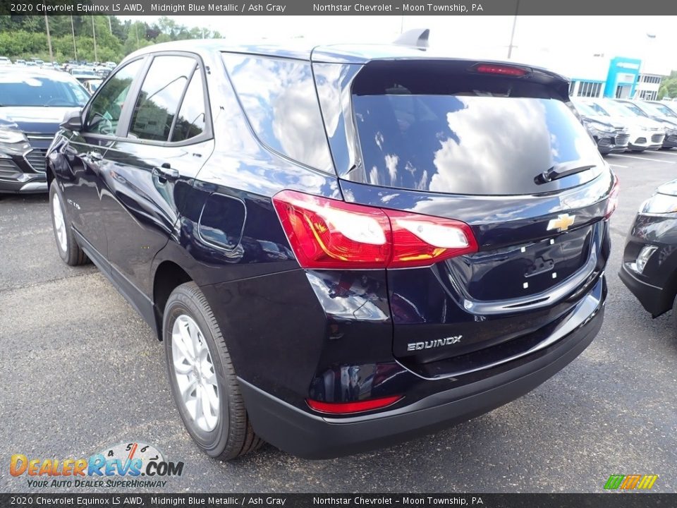 2020 Chevrolet Equinox LS AWD Midnight Blue Metallic / Ash Gray Photo #3