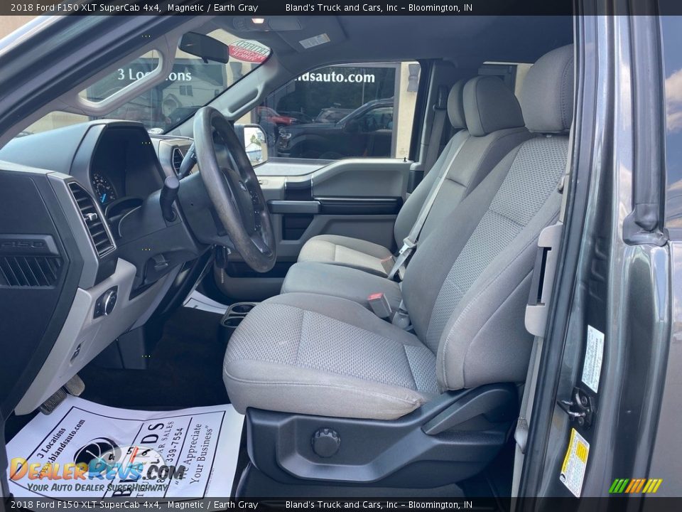 2018 Ford F150 XLT SuperCab 4x4 Magnetic / Earth Gray Photo #8