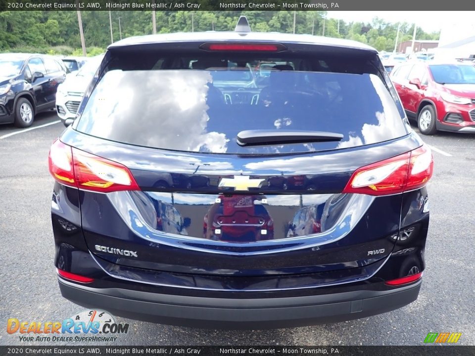 2020 Chevrolet Equinox LS AWD Midnight Blue Metallic / Ash Gray Photo #4