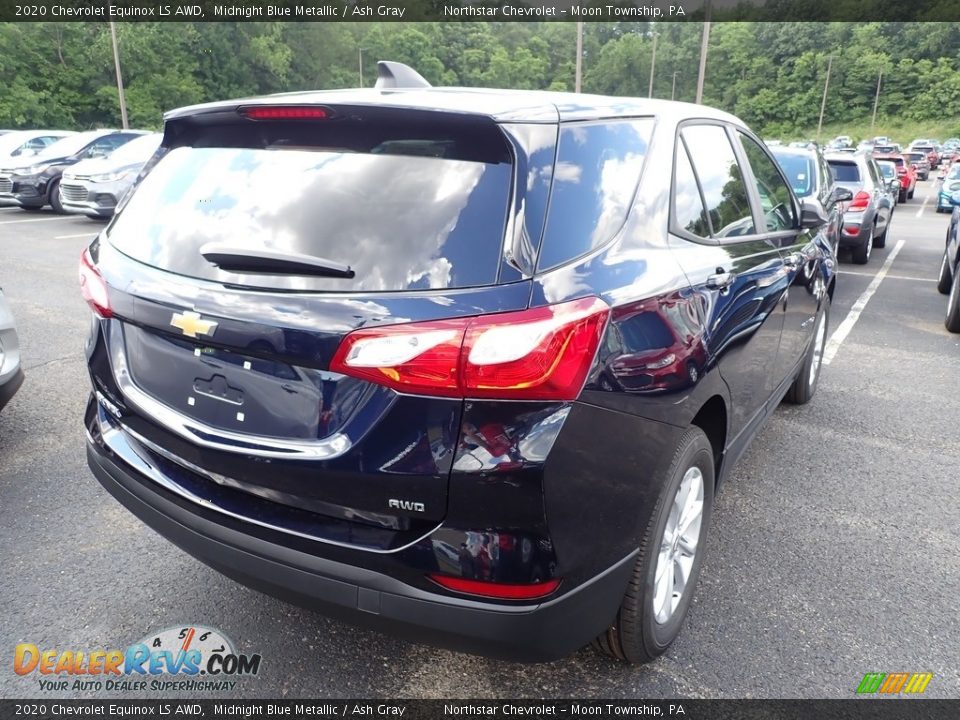 2020 Chevrolet Equinox LS AWD Midnight Blue Metallic / Ash Gray Photo #5