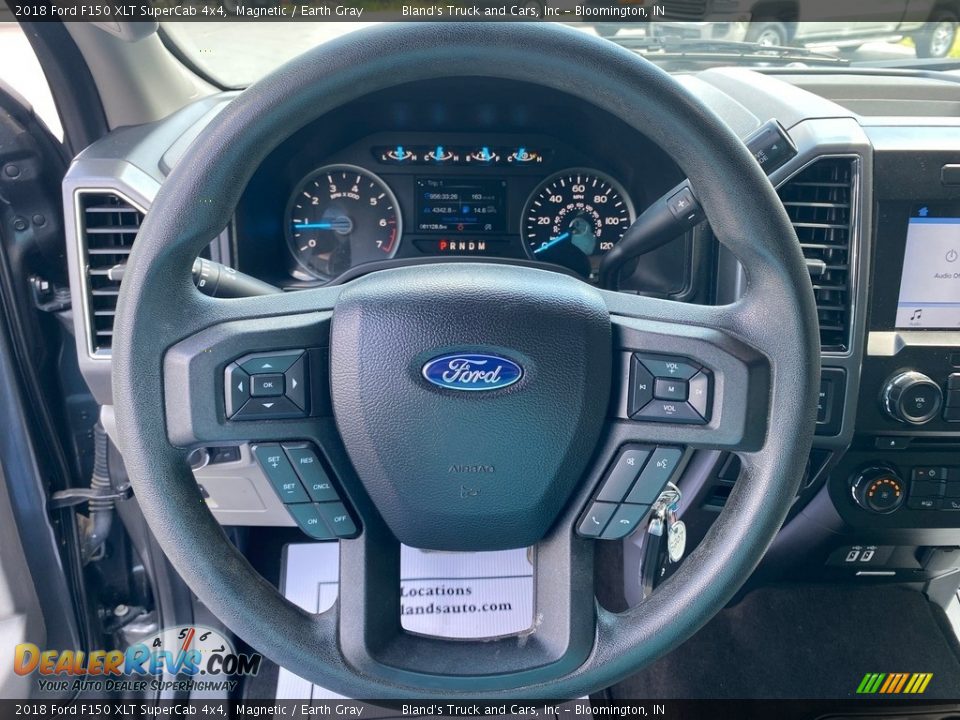2018 Ford F150 XLT SuperCab 4x4 Magnetic / Earth Gray Photo #11